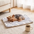 thumbnail image 5 of Thick Warm Pet Sleeping Mat for Dogs and Cats, All Season Polyester Bed Pad, White or Blue, Supportive Cushion for Crates, Sofas, Carriers and Home Comfort, 5 of 6