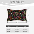 thumbnail image 4 of Honeii Music Notes Pattern Decorative Throw Pillow Case - Elevate Your Couch, Sofa, or Bed with Stylish Home Decor-16"x24", 4 of 6