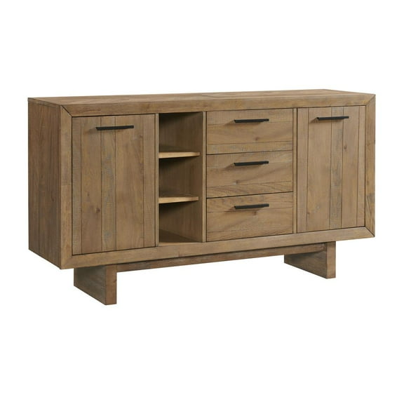 Intercon 66" Sideboard in Weathered Oak