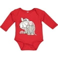 thumbnail image 3 of Inktastic Daisy Mushroom Gnome Boys Long Sleeve Baby Bodysuit, 3 of 5