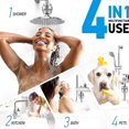 thumbnail image 4 of 15 Stage Shower Filter, Shower Water Filter Universal Replaceable Shower Head Water Purifier Hard Water Filter, 4 of 4