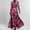 Red, variant on Sentmoon Sun Dresses for Women 2025 Vacation Oversized Short Sleeve Tea Party Dresses for Woman with Print Loose V Neck Graduation Dresses Summer Comfy for Vacation Red S