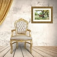 thumbnail image 3 of Wilson, Emily M. 32x23 Gold Ornate Wood Framed with Double Matting Museum Art Print Titled - Marble Falls-Texas-USA-Longhorn cattle in the Texas Hill Country, 3 of 4