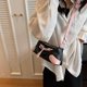thumbnail image 3 of Small Shoulder Bag Y2k Purse For Women Coquette Bow Tie Clutch Bags Pu Leather Hobo Handbag Chic Y2k Underarm Bag, 3 of 4