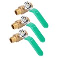 thumbnail image 4 of 3Pcs Shut Off Valve, Stable Ball Valve, For Indoor Gas Piping System Solar Piping System Cold Or Hot Water Piping System Water Pipe Tube Shut Off, 4 of 8