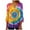 Multicolor Plus Size Blouse for Women_a, variant on CYMMPU Summer Fashion Shirts Button V Neck Flare Sleeve Blouses for Women Dressy Casual Spring Tunic Tops Tie Dye Loose Fit 3/4 Sleeve Empire Waist A Line T-Shirts XL