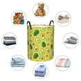 thumbnail image 2 of Funny Avocado Yellow Laundry Basket, Laundry Hamper Waterproof Laundry Bag Clothes Hamper Laundry Bin with Handles for Bedroom, Living Room, Kids Room-#, 2 of 5