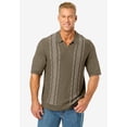 thumbnail image 4 of KingSize Men's Big & Tall No Tuck Sweater Polo, 4 of 4