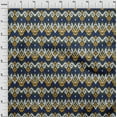 thumbnail image 3 of oneOone Organic Cotton Poplin Twill Fabric Diamond & Swirl Ikat Printed Fabric 1 Yard 42 Inch Wide, 3 of 4