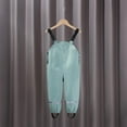 thumbnail image 4 of Kids Waterproof Rain Pants with Suspenders, Toddler Boys Girls Windbreaker Jumpsuits, Outerwear Girls Bottoms 2-7 Y, 4 of 5