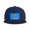 Blue, variant on Snapback Hat Oklahoma Flag Adjustable Flat Bill Brim Hat for Men Women Casual Wear Black