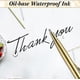 thumbnail image 3 of 12 PCS Gold Slim Ballpoint Pens Black Ink 1 mm Medium Point Metallic Retractable Pens for Students Teachers Office, 3 of 5