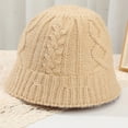 thumbnail image 3 of CoCopeaunts Fisherman Hat Autumn Winter Slouchy Knitting Beanies Hat Stretch Casual Knitting Thickened Warm Cap for Men Women, 3 of 8