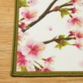 thumbnail image 4 of Collections Etc Butterfly Cherry Blossom Skid-Resistant Accent Rug, 4 of 4