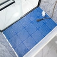 thumbnail image 2 of Qiweii Spliceable Shower Mat Non Slip， Bathtub Mat Non Slip Square Shower Mats for Inside Shower with Drain Holes Suction Cups, Quick Drain, 2 of 6