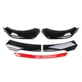 thumbnail image 2 of Front Bumper Lip Body Kit, ABS Side Skirts Lip, Scratch Resistant Front Bumper Lip Splitter Body Kit, Anti-Collision Side Skirt Splitter For 1.9M/6.2FT Wide Cars, 2 of 6