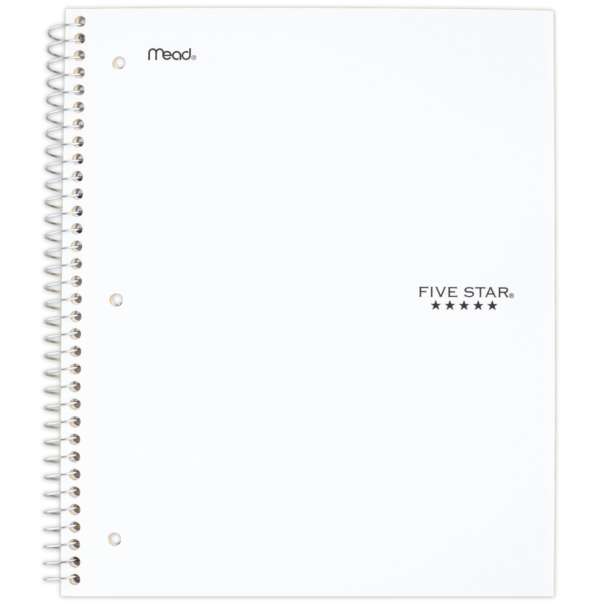 Five Star Wirebound Notebook 1 Subject Wide Ruled 10 12 x 8 Assorted Colors 12