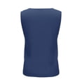 thumbnail image 7 of YLSDY Men's Washed Faux Denim Sleeveless Top, Relaxed Fit Crew Neck Tank for Street Style Blue XXXXL, 7 of 7