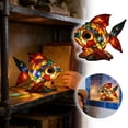 thumbnail image 1 of BotaniNest Lamp Stained Retro Dogs Stained Tabletop Night Light 3D Cute Pet LED Table Light For Pet Lovers, 1 of 7