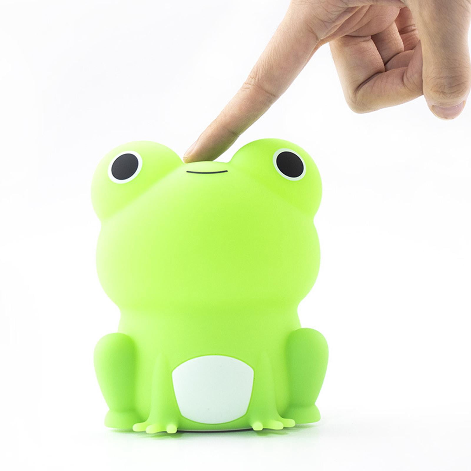 Night Light for Kids Silicone Frog Lamp Sleeping Lights Led Portable for Girls Boys Bedside Light Nursery Night for Kids Room Colorful Light