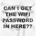 thumbnail image 2 of Can I Get the WIFI Password Funny Women's Maternity T Shirt Tee Brisco Brands S, 2 of 7