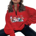 thumbnail image 3 of Sweat-shirt à Manches Longues avec Zip pour Femme, 3 of 9