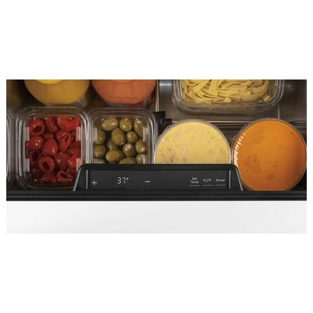 Café - 5.7 Cu. Ft. Built-In Dual-Drawer Refrigerator - Matte White