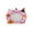 A002- Color B, variant on Halloween Picture Frame 8X8 Inch Pink Oval Cute Halloween Decor with Pumpkin Ghost Witch Bat Accents for Home Halloween Party Decor 1 Pack