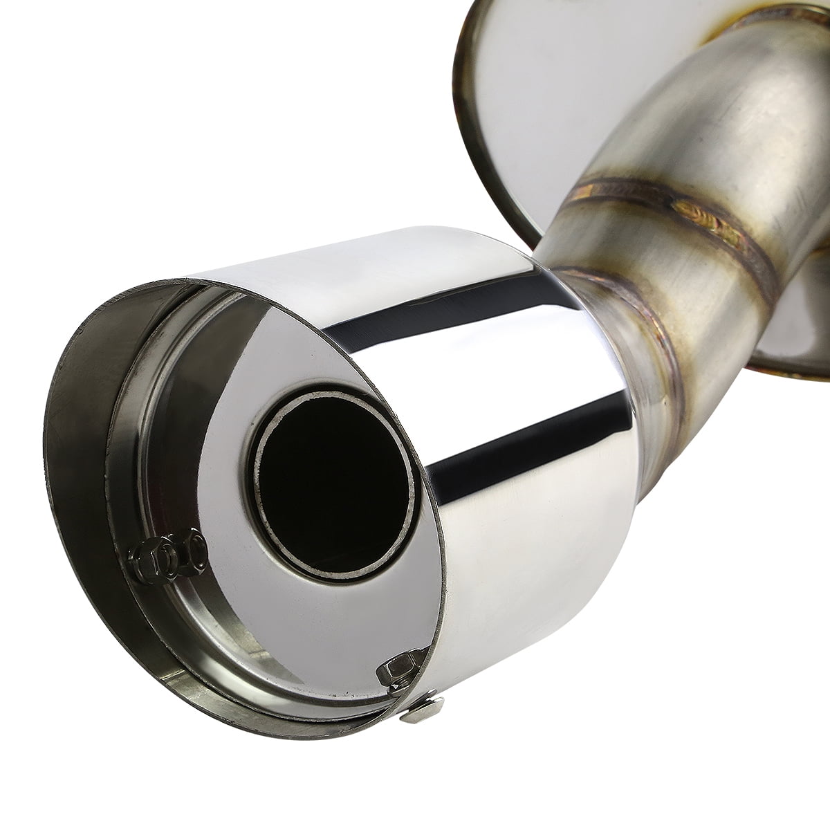 DNA Motoring CBE-OE-HC122 Honda Civic Coupe FG3 / FG4 Stainless Steel 4" Tip Oval Muffler Catback Exhaust System