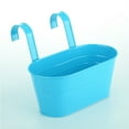 thumbnail image 4 of Garden Pots Planters 2PCS Hooks Detachable Home Decor For Railing Fence Iron Metal, 4 of 4