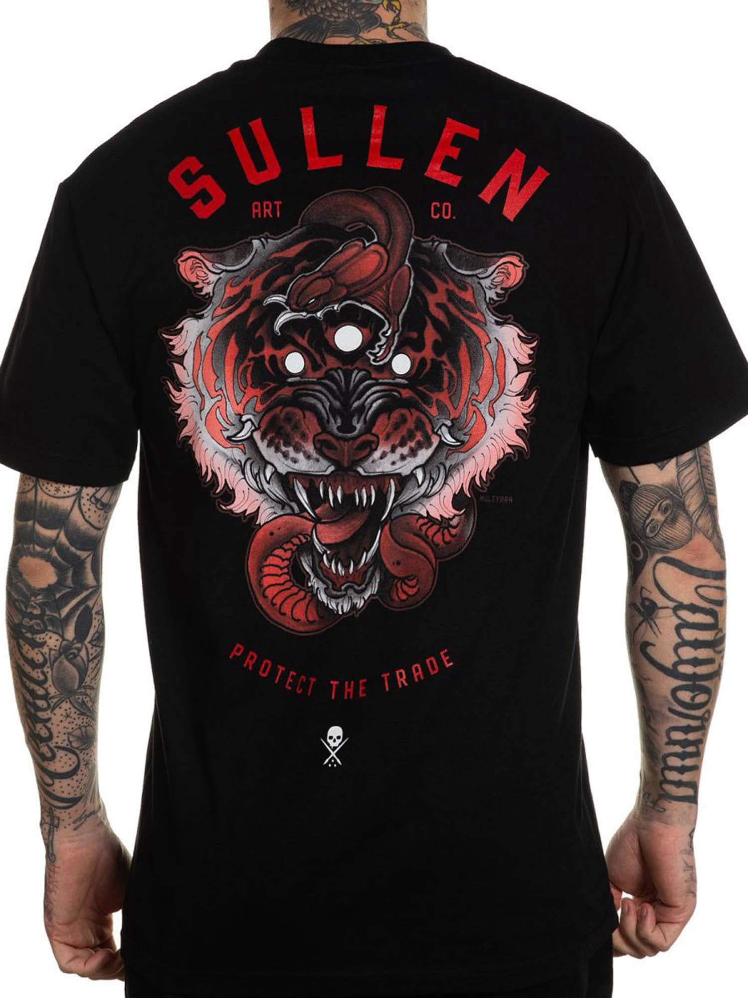 Sullen Men's 3 Eye Tiger Short Sleeve T 
