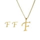 thumbnail image 1 of Xihbxyly Conjunto de Collar de Moda, Colgante con Letras En Inglés, Elegante Diseño de Aleación de Oro, Regalo para Mujer, Promoción Publicitaria, Inauguración de Casa, Cumpleaños, Pendientes Compact, 1 of 2