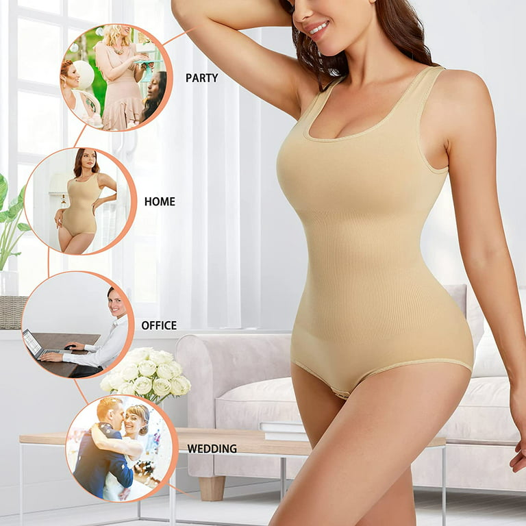 Irisnaya Shapewear Bodysuit for Women Waist Trainer Tummy Control