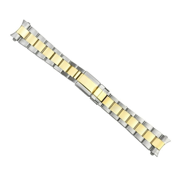 20MM OYSTER WATCH BAND FOR MENS ROLEX DATEJUST 16014 16233 16234 TWO TONE TQ