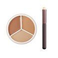 thumbnail image 4 of HYLLai Tricolor Concealer Palette with Brush - Color Correcting & Contouring for Mature Skin - Lightweight & Buildable Coverage - Portable for Travel - 3 Shades", 4 of 9