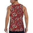 thumbnail image 3 of Gaeub Snake Men's Athletic Tank Top, Workout Sleeveless Shirts, Running Tank Tops for Gym, Running, Training - X-Large, 3 of 9