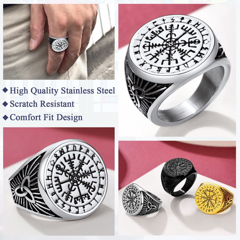 Jude Jewelers 10mm Stainless Steel Masonic Ring – Freemason Biker Band, Plain Polished Comfort Fit