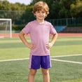 thumbnail image 6 of CAZOFW Toddler Boys Athletic Sets,Mesh,Breathable,Quick-Drying Tee Top and Basketball Shorts Set,2 Piece,Size 3-4t, 6 of 9
