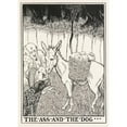 thumbnail image 3 of Percy J. Billinghurst 11x14 Black Modern Framed Museum Art Print Titled - The Ass and the Dog (1900), 3 of 5