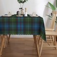 thumbnail image 3 of Rectangle Table Cloth, Mackenzie Clan Tartan Plaid Resistant Washable Tablecloth Decorative Table Cover for Dining, Indoor and Outdoor, 3 of 6