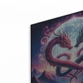 thumbnail image 2 of Luxe Metal Art 'Two Dragons 3' by Rey Klimt Metal Wall Art, 12" x 12", 2 of 9