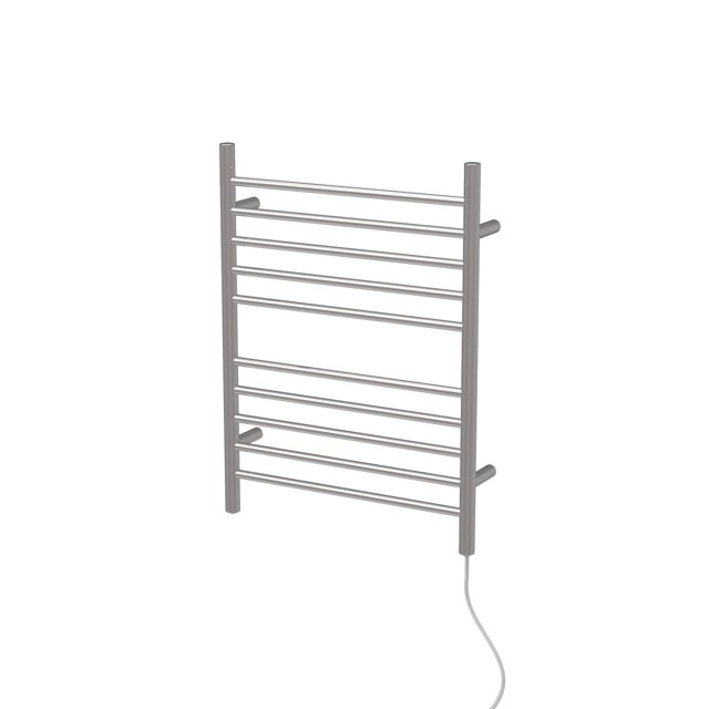 Amba RWP-SP Radiant 10 Bar Plug In Straight Heated Towel Warmer, Polished