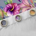 thumbnail image 3 of jejeloiu Cute Cartoon Hummingbird Curtains Pack of 2 (42x84 Each),Rustic Floral Curtains Blackout,Purple Botanical Flower Bedroom Curtains For Girls Kids,Luxury Bedroom Decor, 3 of 6
