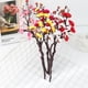 thumbnail image 3 of Monstrate 5 piezas de ramos artísticos de flores artificiales para decoración del hogar para un toque de elegancia que añade un toque Decoración blanco, 3 of 6