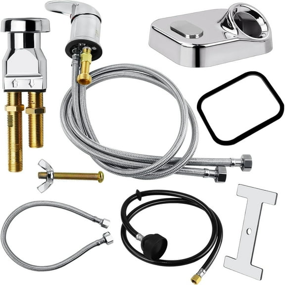 Salon Shampoo Bowl Faucet Vacuum Breaker Kit, Sink Faucet with Sprayer and Hose Sprayer Replacement Part