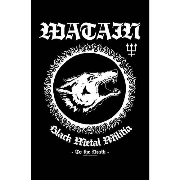 Watain Black Metal Militia Textile Poster