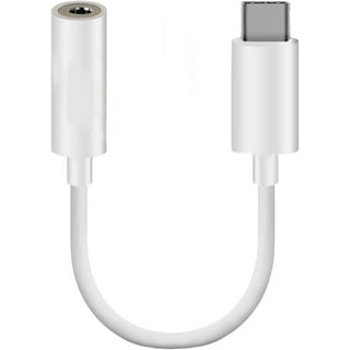 Apple USB-C to 3.5 mm Headphone Jack Adapter 24 pin USB-C Male Mini-phone  stereo 3.5 mm Female (MU7E2ZM/A)