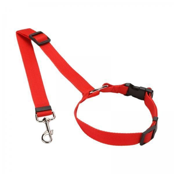 Cinturón De Seguridad Para Coche Para Perros, 4 Unidades, Práctico Y Duradero, Ligero, Para Senderismo Y Caminatas, Color Rojo