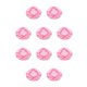 thumbnail image 1 of Yuarrent Gorro para el pelo de 1 pieza, elasticidad atractiva, cómodo, transpirable, gorro de baño, bufanda para la cabeza, gorro de dormir, turbante, Rosa Código promedio 10piezas Yuarrent CBP196939, 1 of 4