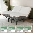 thumbnail image 4 of ESHINE Split King Adjustable Bed Frame - 12 inch Hybrid Memory Foam Mattress, with Massage, Wireless Remote, USB, Under Bed Night Light, Head and Foot Incline, 4 of 7
